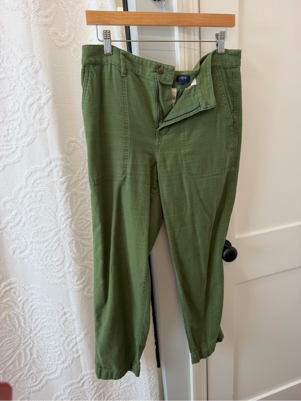 J. Crew Women’s Olive Green Casual Trousers